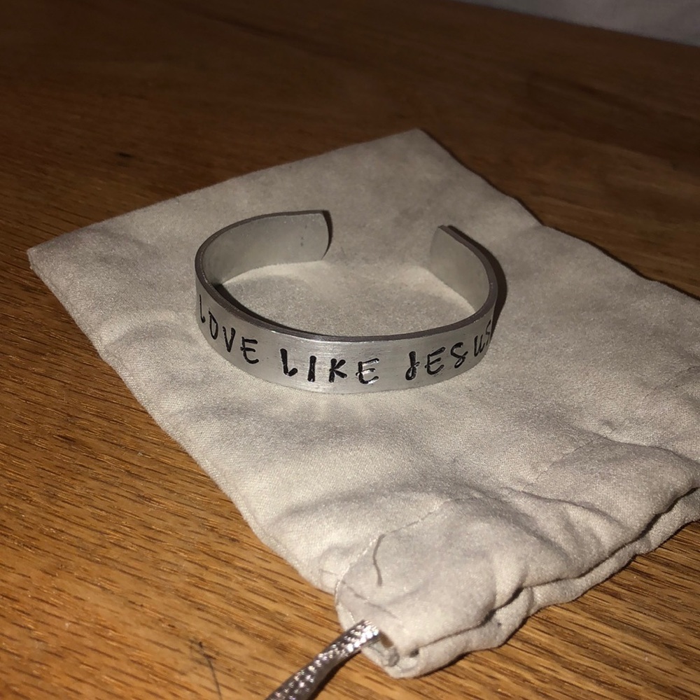 Silver Jesus Bracelet